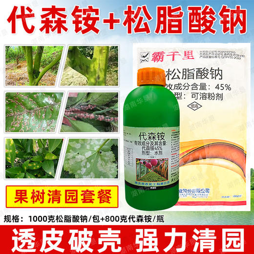 大鹏松脂酸钠代森铵植悦清果园清园灵宝蚧介壳虫杀虫剂正品清园剂 商品图4