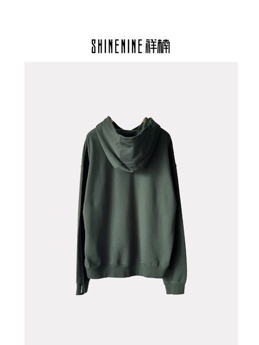 E33086552纯色休闲帽衫卫衣 商品图1