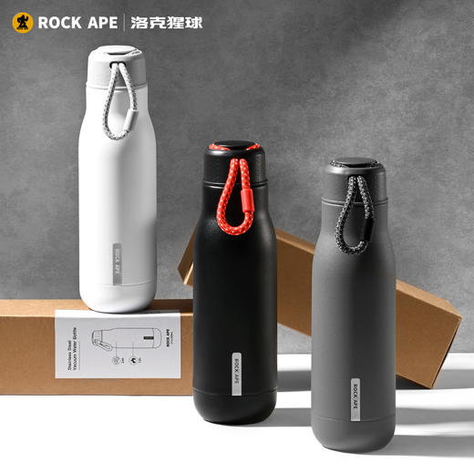 【自营】洛克猩球不锈钢运动保冰保温杯白 商品图2