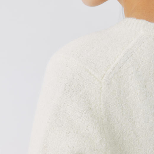 东黎 • 山羊绒女士秋冬圈圈纱圆领半袖 4852 商品图5