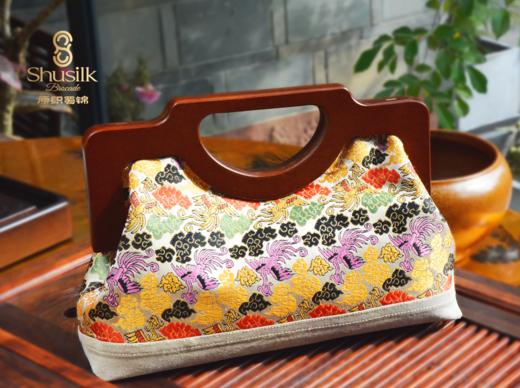 玉凤纶锦手拿包 商品图2