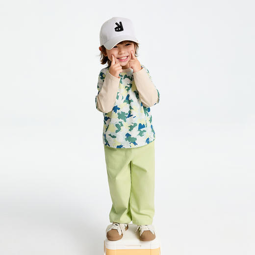 男童圆领长袖针织衫春季新款安奈儿童装实体店同款XB511538 商品图3