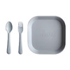 丹麦Mushie | 叉子+勺子套装/餐盘2个装 | 宝宝餐盘餐具儿童叉勺树脂套装（生产日期为21年10月28日，保质期5年，不影响使用，介意慎拍！不支持7天无理由） 商品缩略图0
