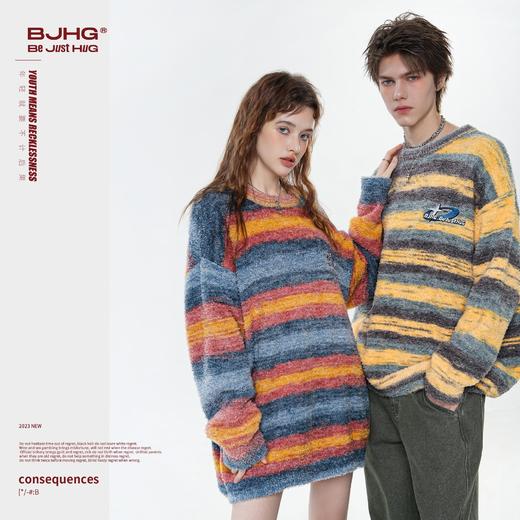 【馆长专属】BJHG多巴胺泰迪绒新年毛衣男女冬季打底衫情侣毛衣 商品图1