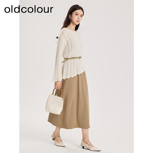 oldcolour春季新品时尚通勤气质百搭显瘦套装女Q131015A1 商品图1