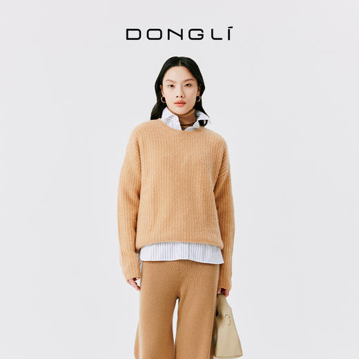 东黎 • 圈圈纱女士秋冬圆领套衫 4553 商品图4