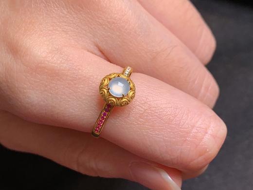 蛋面翡翠戒指 商品图4