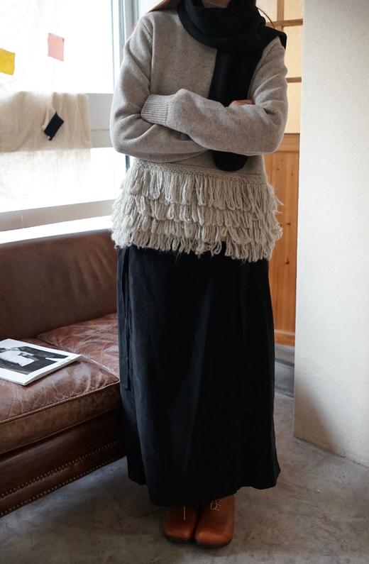 （g）羊毛流苏针织毛衣 商品图7