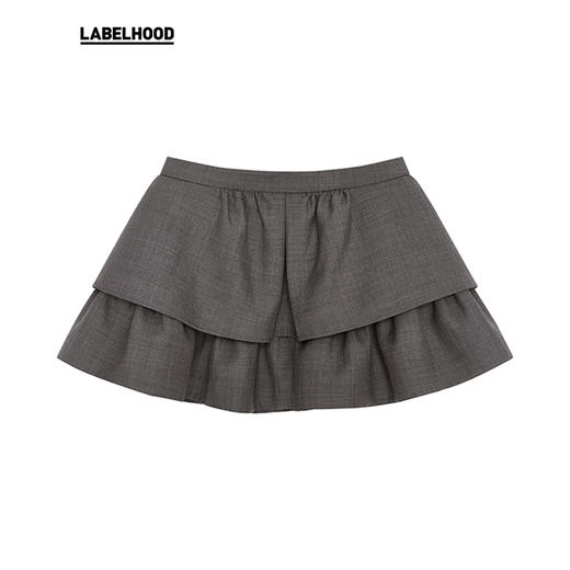 【SHUSHUTONG】蕾虎波浪半裙春夏装裙子半身裙 商品图4