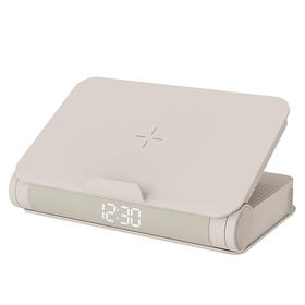 EZM2411A-WH  书灯无线充电音箱奶油白