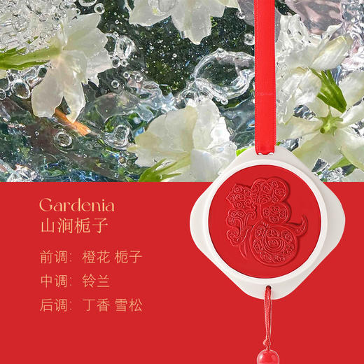 【画蛇添福，福气满满~巳巳如意，生生不息】画蛇添福香薰石膏片礼盒 节日喜庆伴手礼挂件 持久除臭蛇年限定香氛-QQ 商品图5