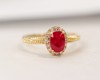 0.8ct刻面红宝石戒指 商品缩略图2