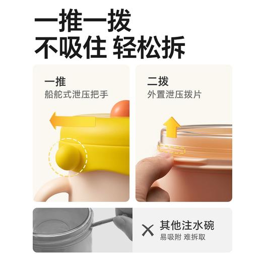 皇宠宝宝婴儿注水保温辅食碗吃米粉专用恒温碗儿童餐具 商品图4