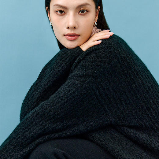 东黎 • 山羊绒女士春季圆领套衫 4844 商品图7
