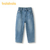 巴拉巴拉童装男童长裤儿童裤子2025新春装牛仔萝卜裤 商品缩略图4