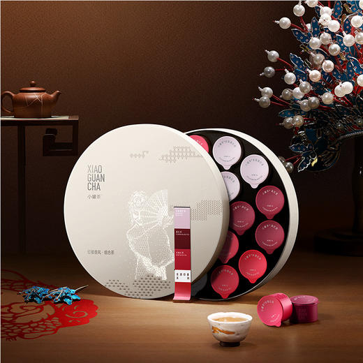 小罐茶 红楼香风·非遗印象系列18罐组合茶（金骏眉×6，滇红×6，玫瑰红茶×6） 送礼优选商务礼【现货】 商品图11