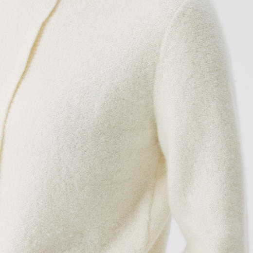 东黎 •山羊绒女士秋冬圈圈纱圆领开衫 4556 商品图11