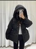 现货【YW】无忧购韩版中长款收腰显瘦50%白鸭绒连帽百搭羽绒服外套24012#（截单后3-5天发货) 商品缩略图5