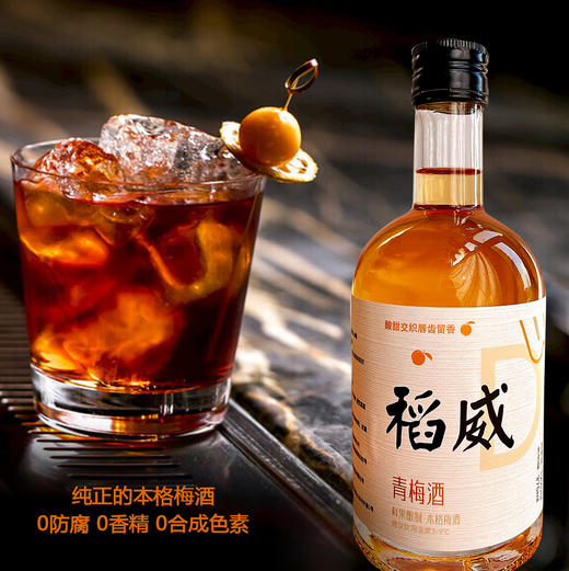 稻威 青梅酒 清爽酸甜 果香浓郁 375ml*2瓶 送礼袋 商品图3