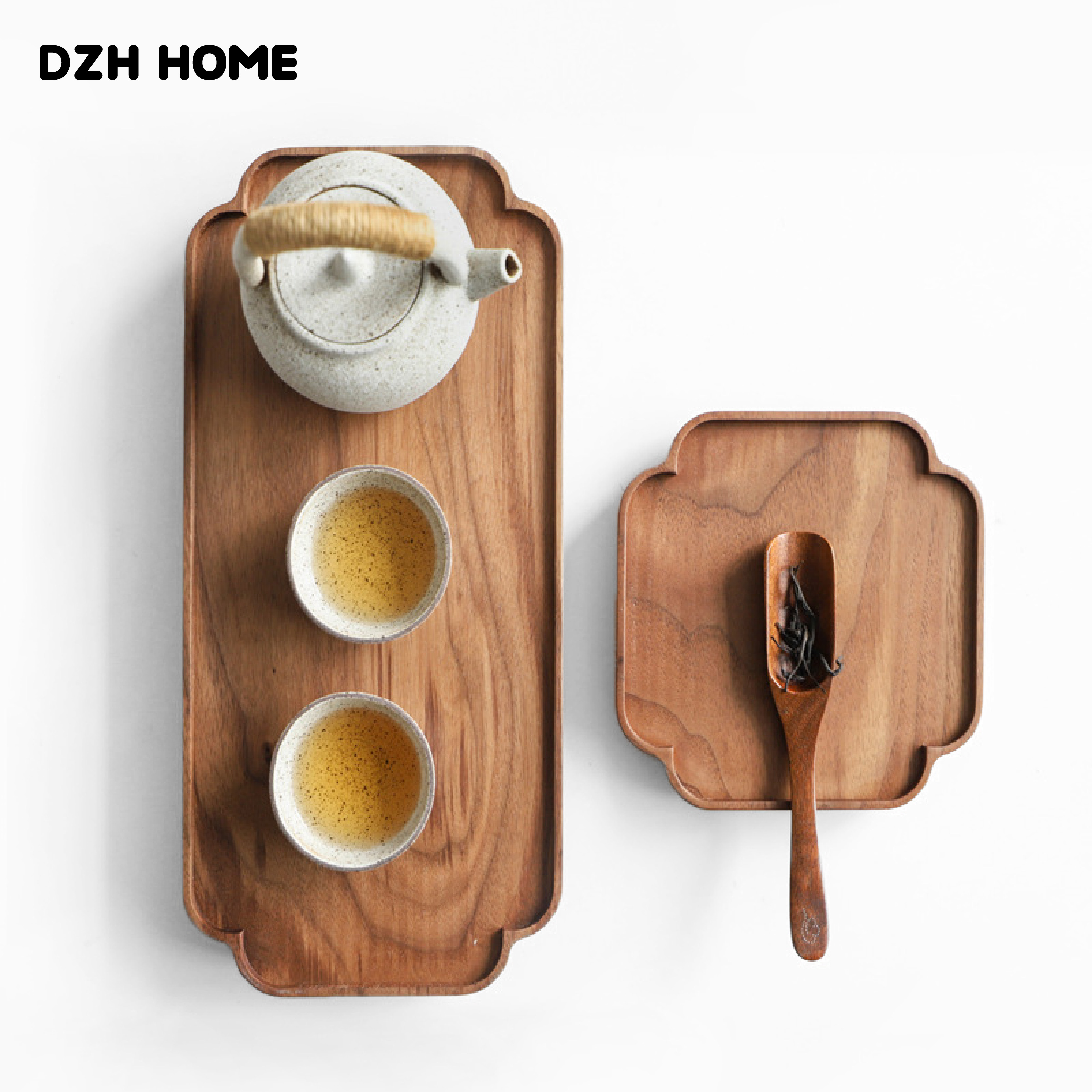 FRIEDA 弗里达  中式胡桃木茶盘