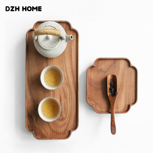 FRIEDA 弗里达  中式胡桃木茶盘 商品图0