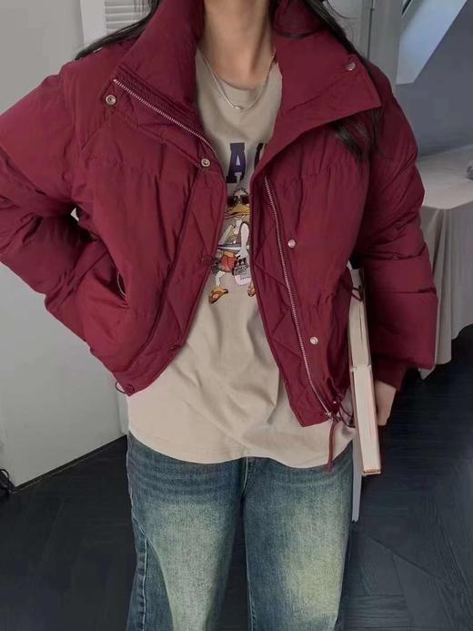 【YW】无忧购“清仓福利”韩版小个子短款50%白鸭绒休闲立领面包服6817#（截单后7天发货)25年清仓捡漏 商品图0