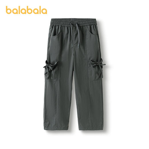 巴拉巴拉童装儿童女童长裤2025款春装宽松舒适直筒裤 商品图0