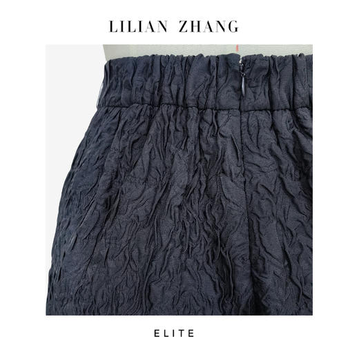 定制 —“New Look” —婉约之魅—邂逅遇见—“奢美”黑色长半裙 2403012 商品图1