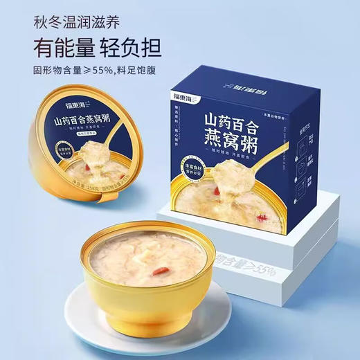 【分仓直发包邮】福东海山药百合燕窝粥1548g 商品图4