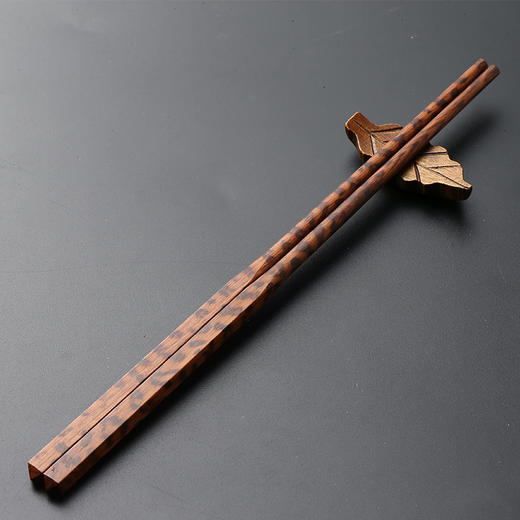 KZ034达乐丰蛇纹木礼盒筷2双装【不支持补差，非质量问题不退不换】S 商品图2