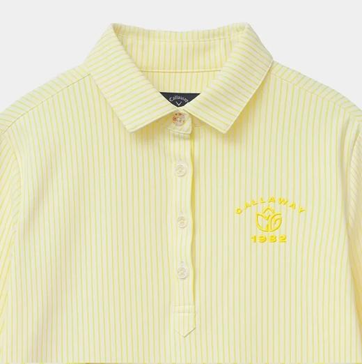 日本官网callaway竖条纹 速干 防晒 吸汗 女款竖条纹长袖秋款T恤 商品图2