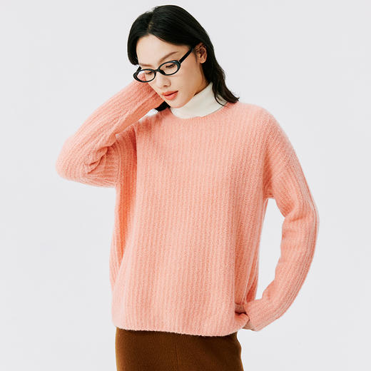 东黎 • 圈圈纱女士秋冬圆领套衫 4553 商品图12