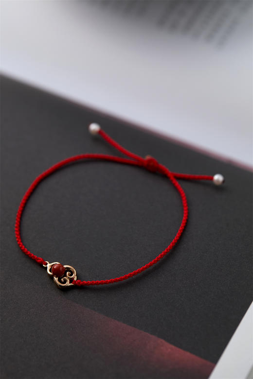 pearl moments  事事如意 小如意（南红）红绳 商品图2