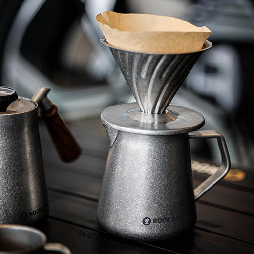 【自营】洛克猩球-复古手冲壶套装银色 商品图5