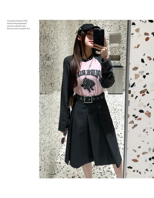 【清仓不退换】【高品质私服】【MC撞色羊绒羊毛提花宽松套头衫】活力撞色，轻柔服帖人体曲线【无标出货 介意慎拍】-CC 商品图6