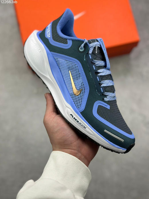 秋冬特惠💰340 NK Air Zoom Pegasus 41 GTX 鞋面采用外层由韧性纱线+内层网眼布的设计 商品图0