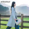 oldcolour春季新款韩系休闲简约气质宽松显瘦风衣外套女Q110405A1 商品缩略图3