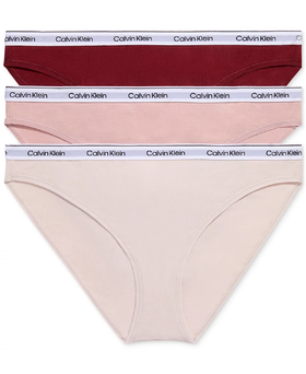 新年好价！CK低腰经典logo边内裤3件套装