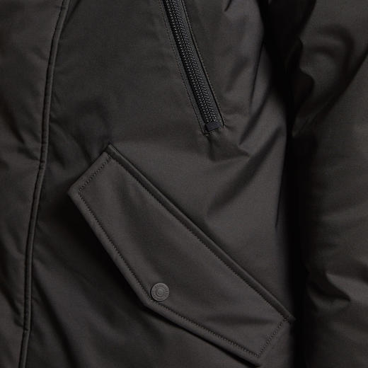 DSQUARED2 男士 Techno 连帽羽绒派克大衣 黑色 S74AA0296 D35081 900 商品图2