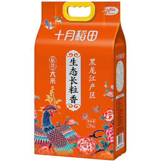 [鼎】十月稻田 生态长粒香米5kg 商品图1