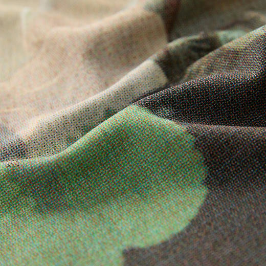 谜底印花高弹打底衫长袖女2025春新品文艺风网纱上衣T恤251MT0145 商品图3