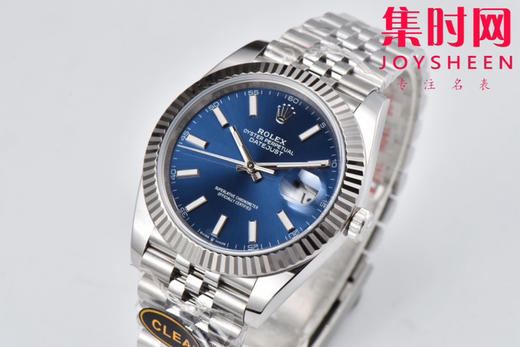 C厂劳力士日志型41mm 蓝色盘 3235机 五珠链 904L钢 男士腕表 商品图5