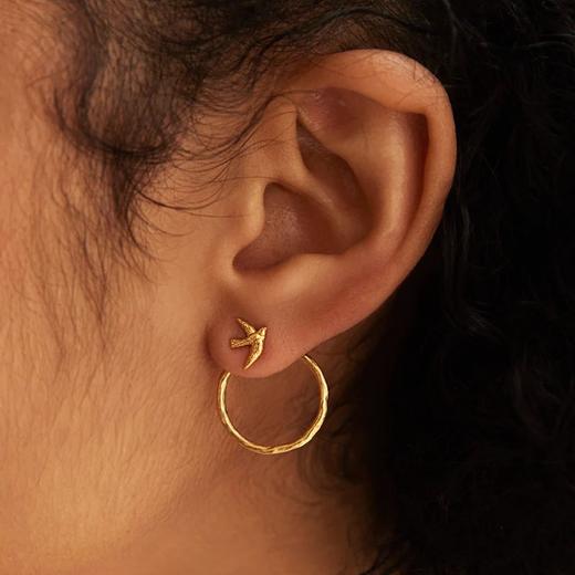 在途4周到｜Agapee-AVILA-燕子 24k镀金 耳环［法国设计师］ 商品图0