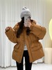 现货【YW】无忧购韩版中长款收腰显瘦50%白鸭绒连帽百搭羽绒服外套24012#（截单后3-5天发货) 商品缩略图2
