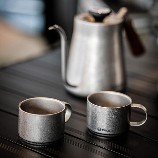 【自营】洛克猩球-复古手冲壶套装银色 商品图6