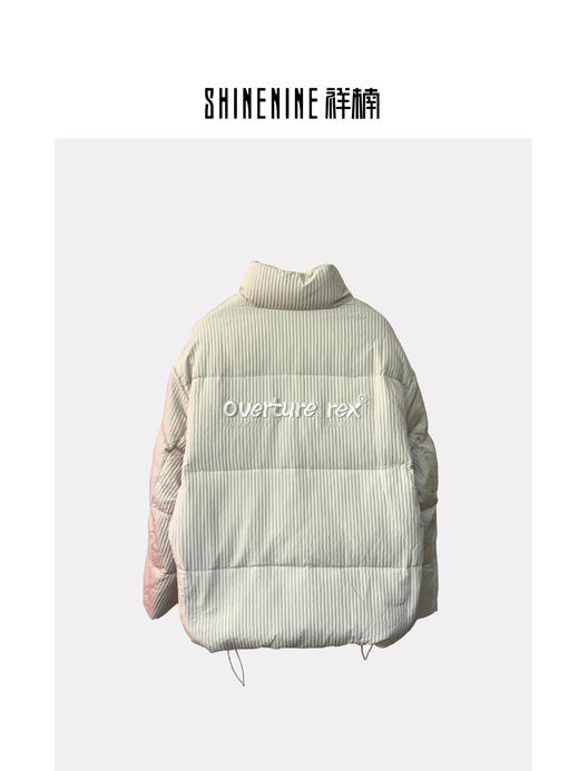 343874328条纹保暖羽绒服 商品图1