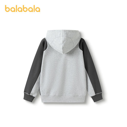 巴拉巴拉童装男童长袖卫衣儿童打底衫春装连帽时尚撞色日常百搭 商品图2