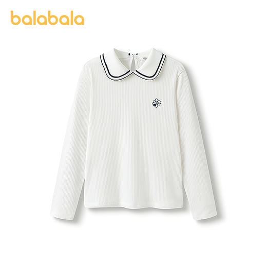 巴拉巴拉童装女童T恤儿童2025春装新款长袖上衣百搭 商品图1