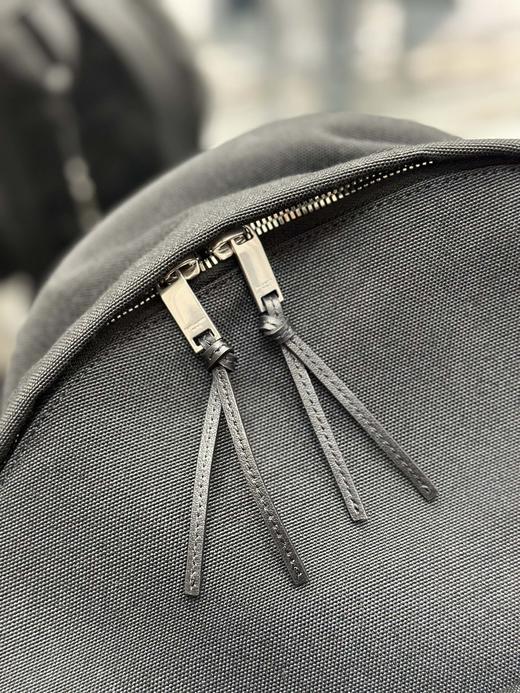 YSL 圣罗兰 City 刺绣Logo 棉拼帆布 背包双肩包 常规 黑色（CB） 商品图2
