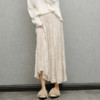 馥迦温柔优雅褶皱丝绒半身裙 商品缩略图3
